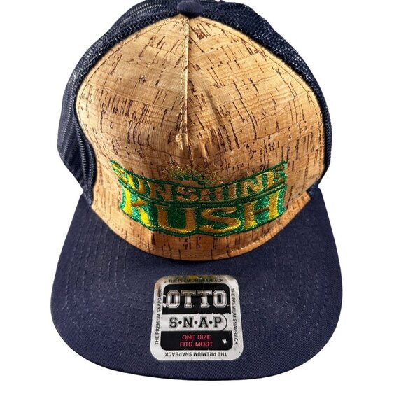 Sunshini Kush Cap Otto Snapback Baseball Trucker Hat 5 Panel Embroidered - Picture 1 of 15
